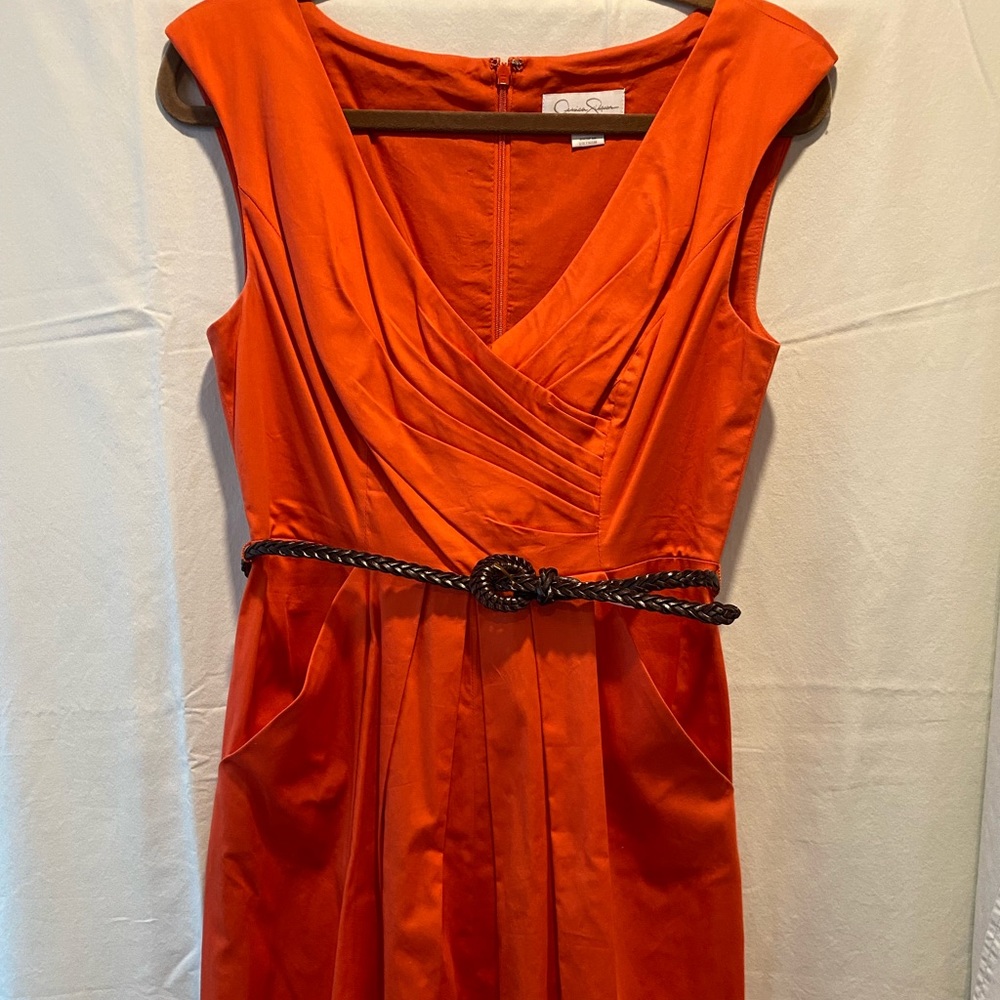 Jessica Simpson coral dress